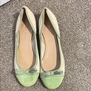 Modern Fiction Two Tone Suede Flats